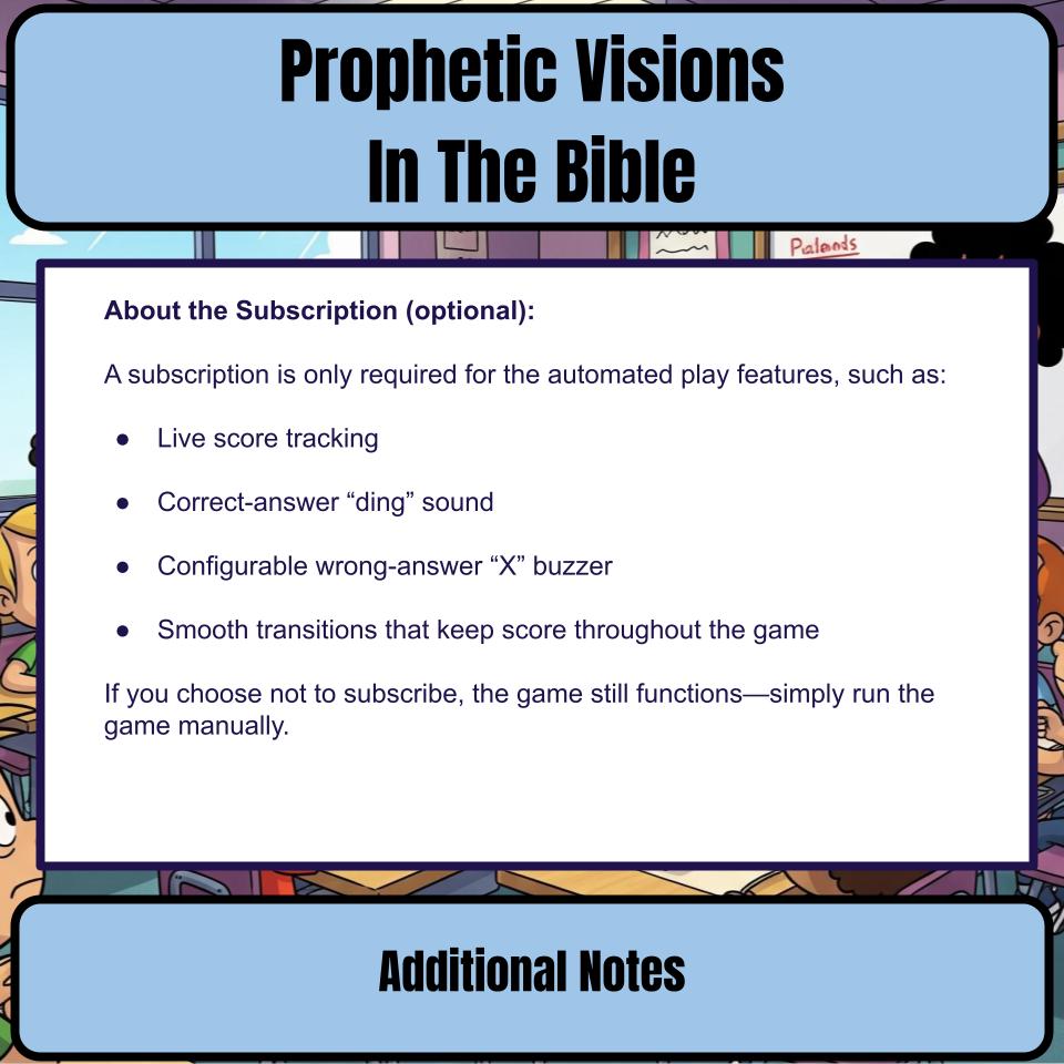 Prophetic Visions In The Bible Feud Review BF0018