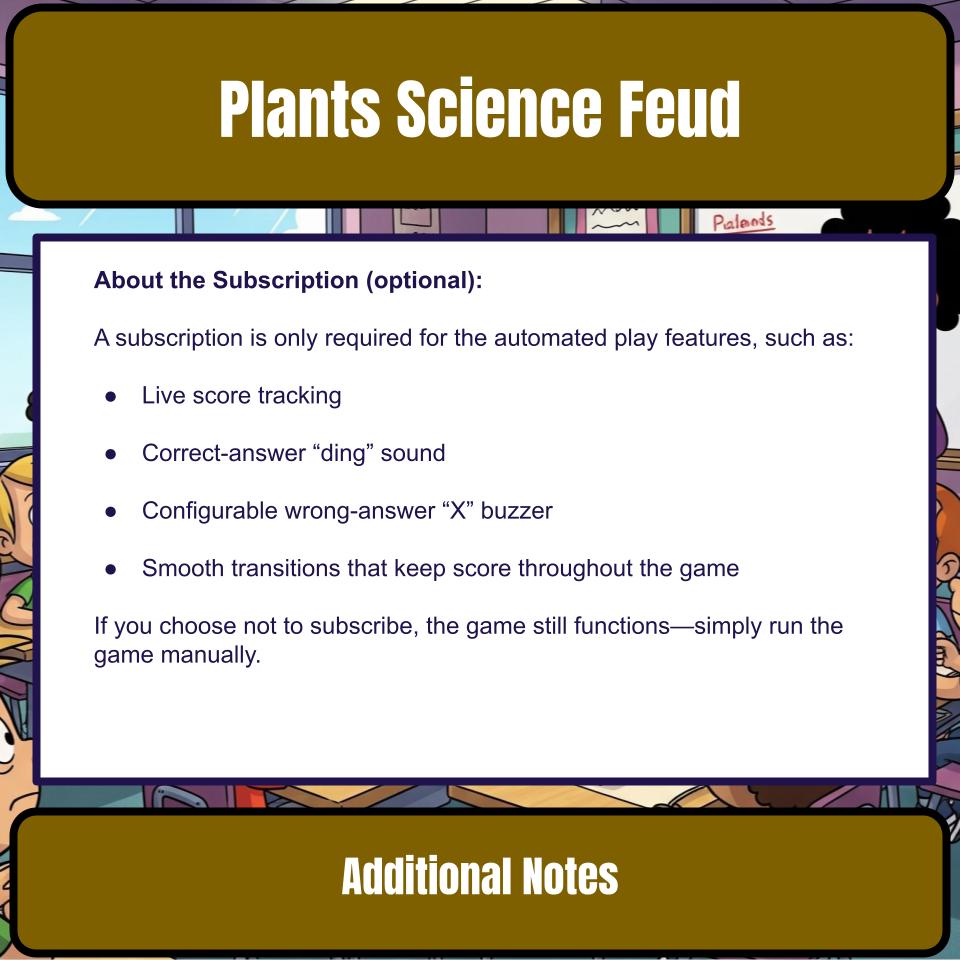 Plants Science Feud Review CF0023