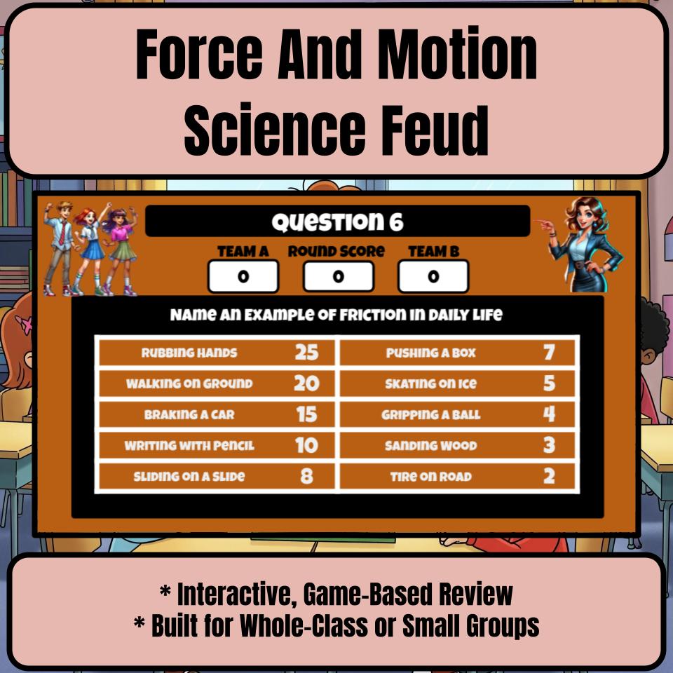Force And Motion Review Feud CF0001