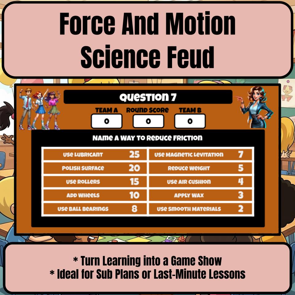 Force And Motion Review Feud CF0001