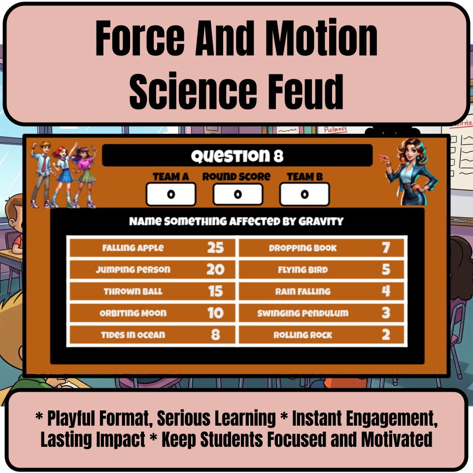 Force And Motion Review Feud CF0001