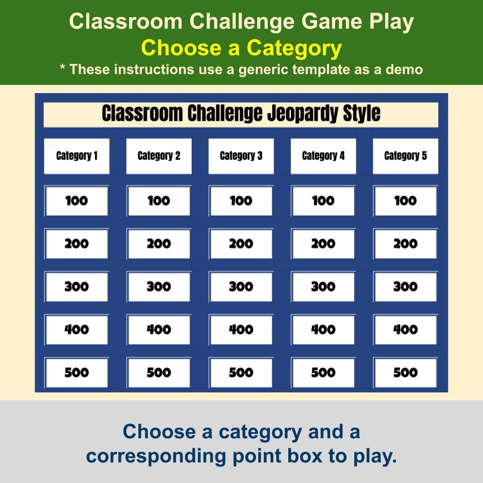 State of Texas Jeopardy Game I0001
