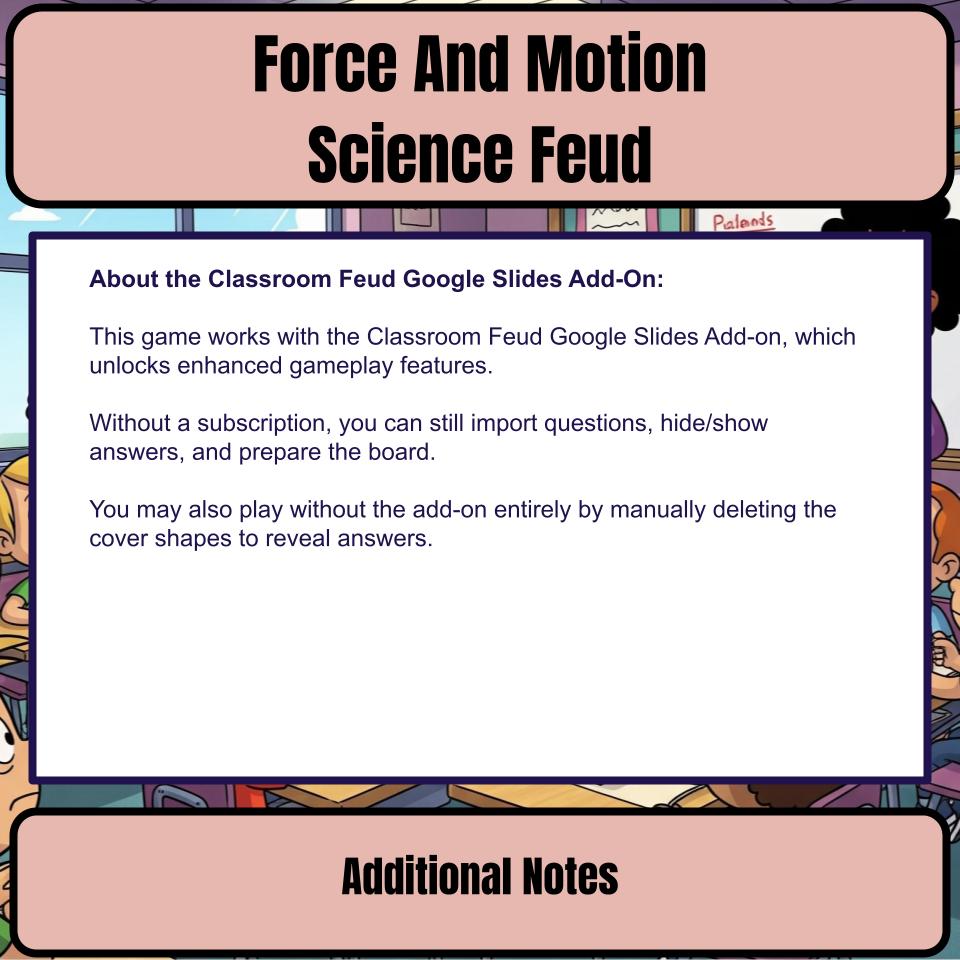 Force And Motion Review Feud CF0001