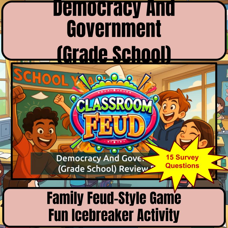 Democracy And Government (Grade School) Review Feud CF0001