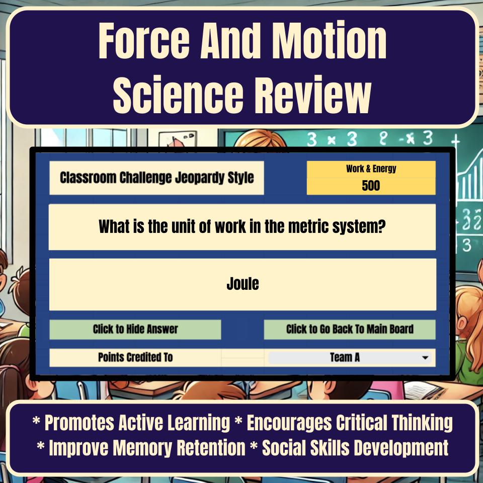Force And Motion Jeopardy Science Review I0001
