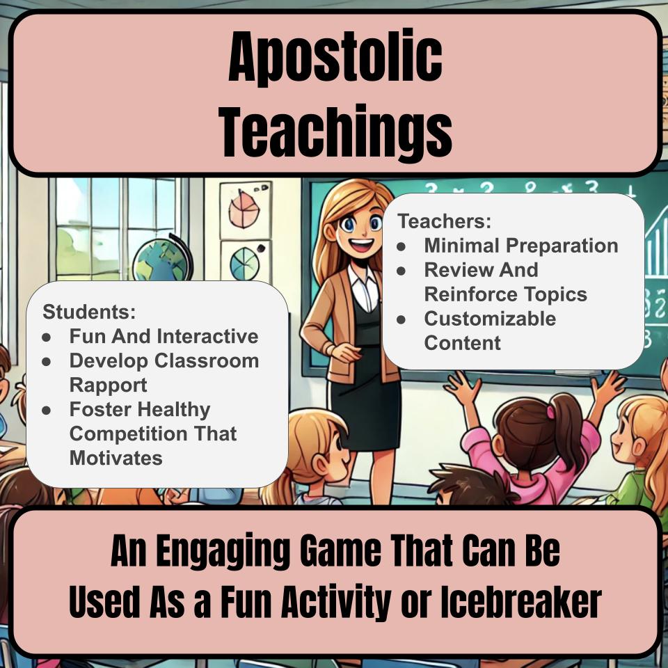 Apostolic Teachings Jeopardy Bible B0001
