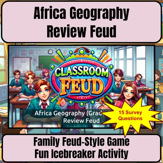 Africa Geography (Grade School) Review Feud CF0010