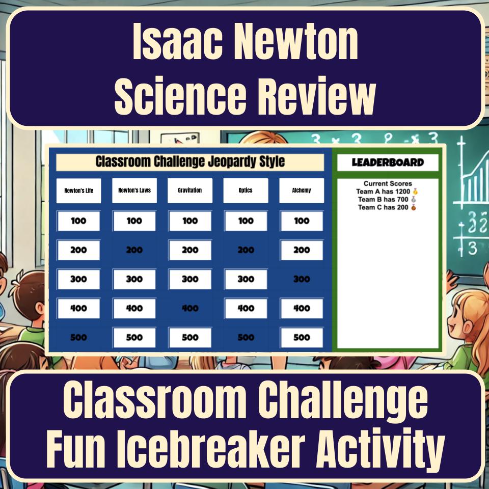 Isaac Newton Jeopardy Science Review I0010