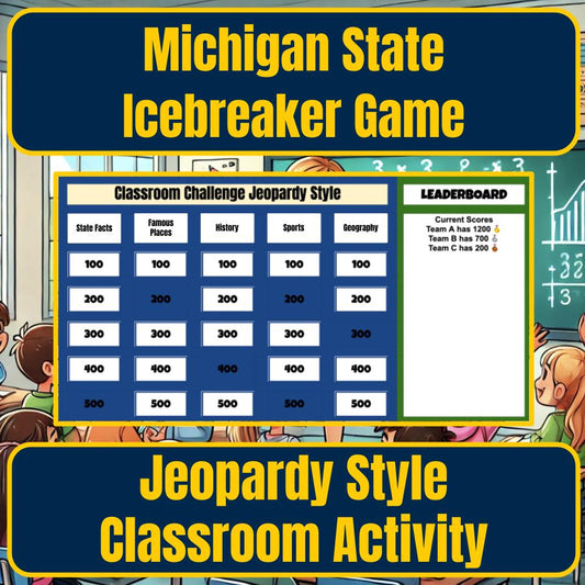 State of Michigan Jeopardy Game I0010