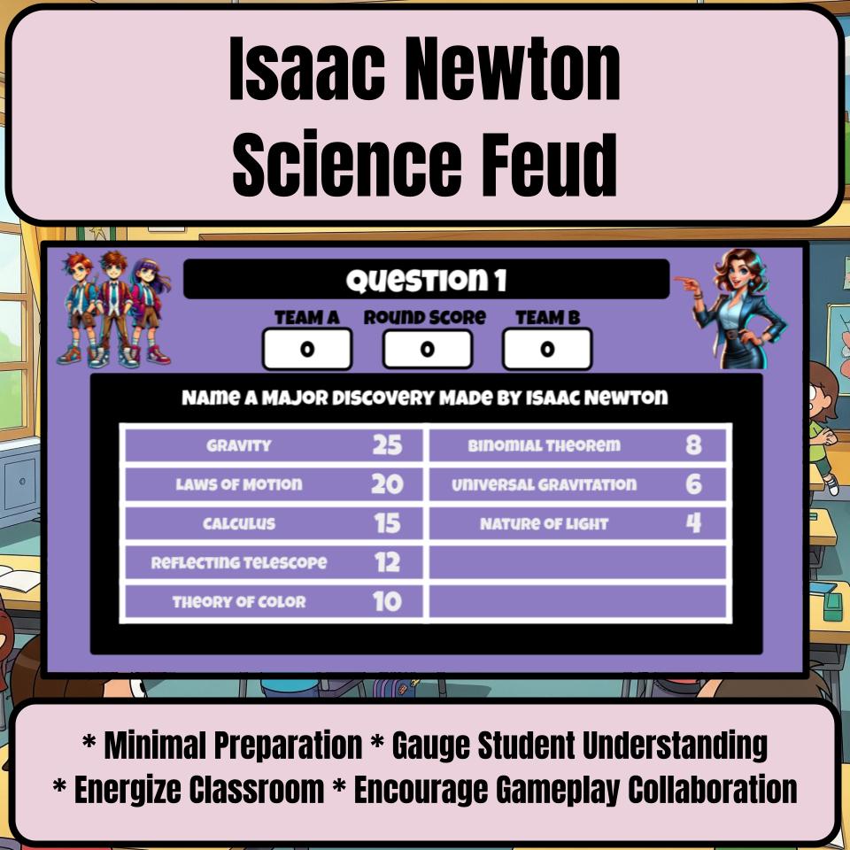 Isaac Newton Science Feud Review CF0010