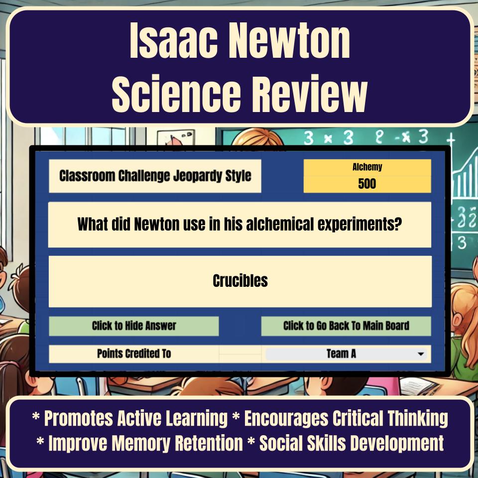 Isaac Newton Jeopardy Science Review I0010