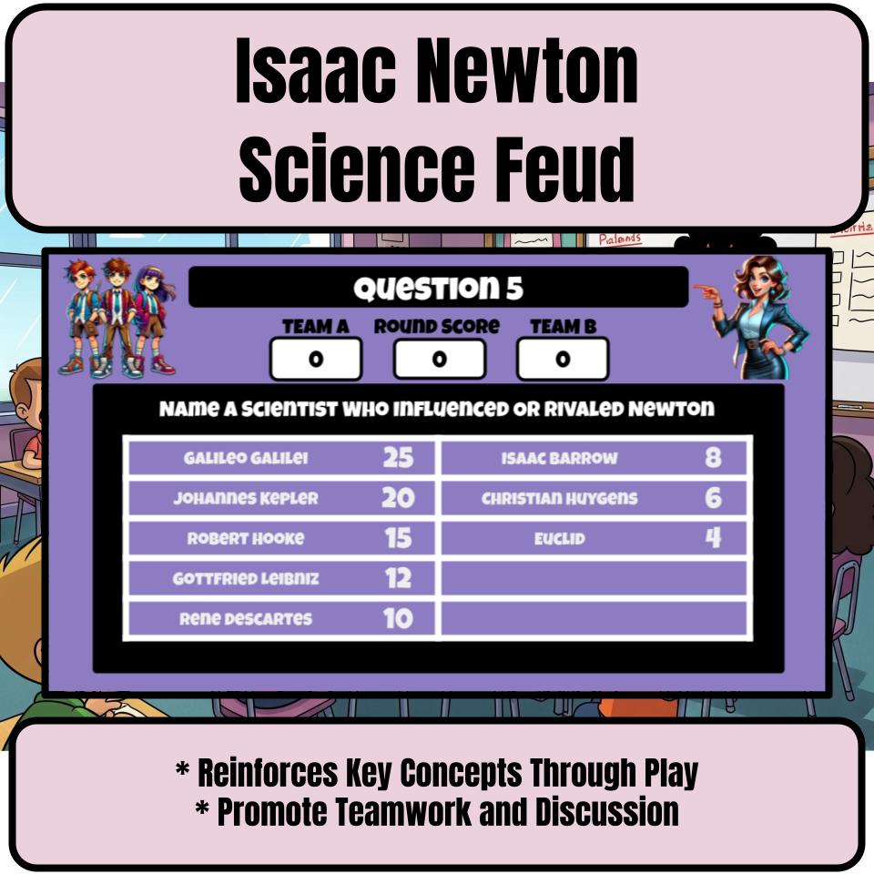 Isaac Newton Science Feud Review CF0010