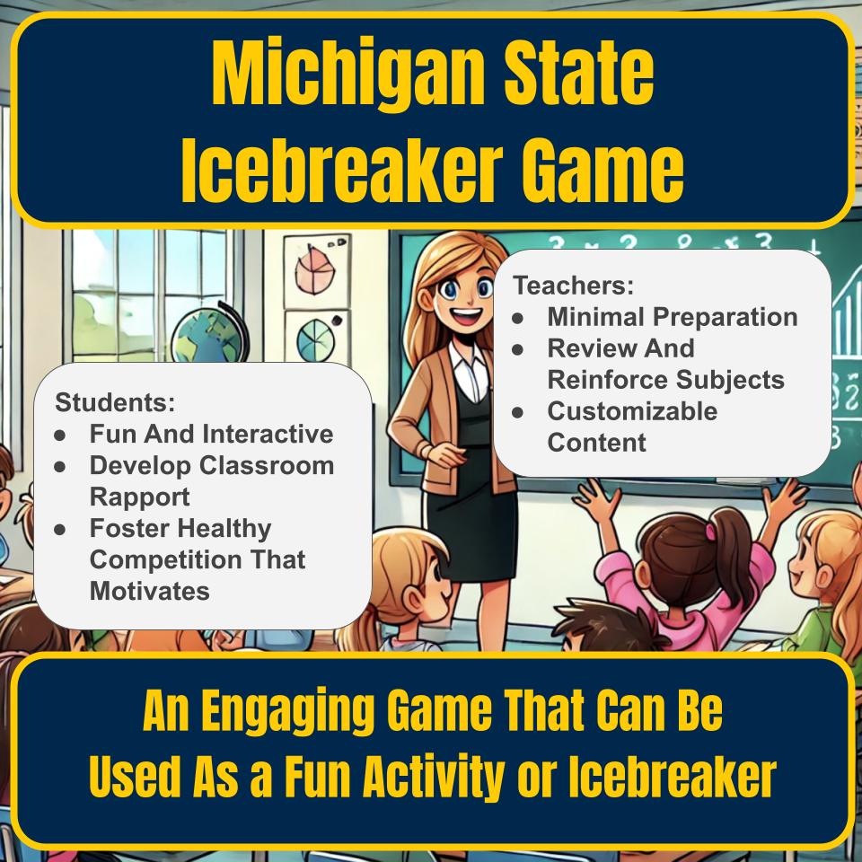 State of Michigan Jeopardy Game I0010