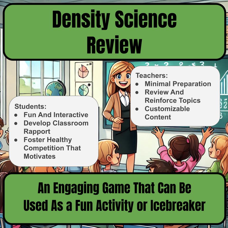Density Jeopardy Science Review I0100