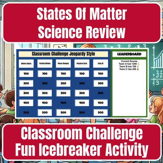 States Of Matter Jeopardy Science Review I0101