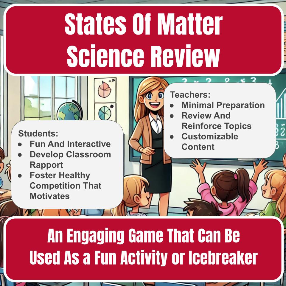States Of Matter Jeopardy Science Review I0101