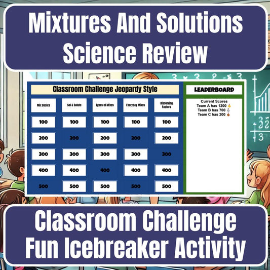 Mixtures And Solutions Jeopardy Science Review I0102