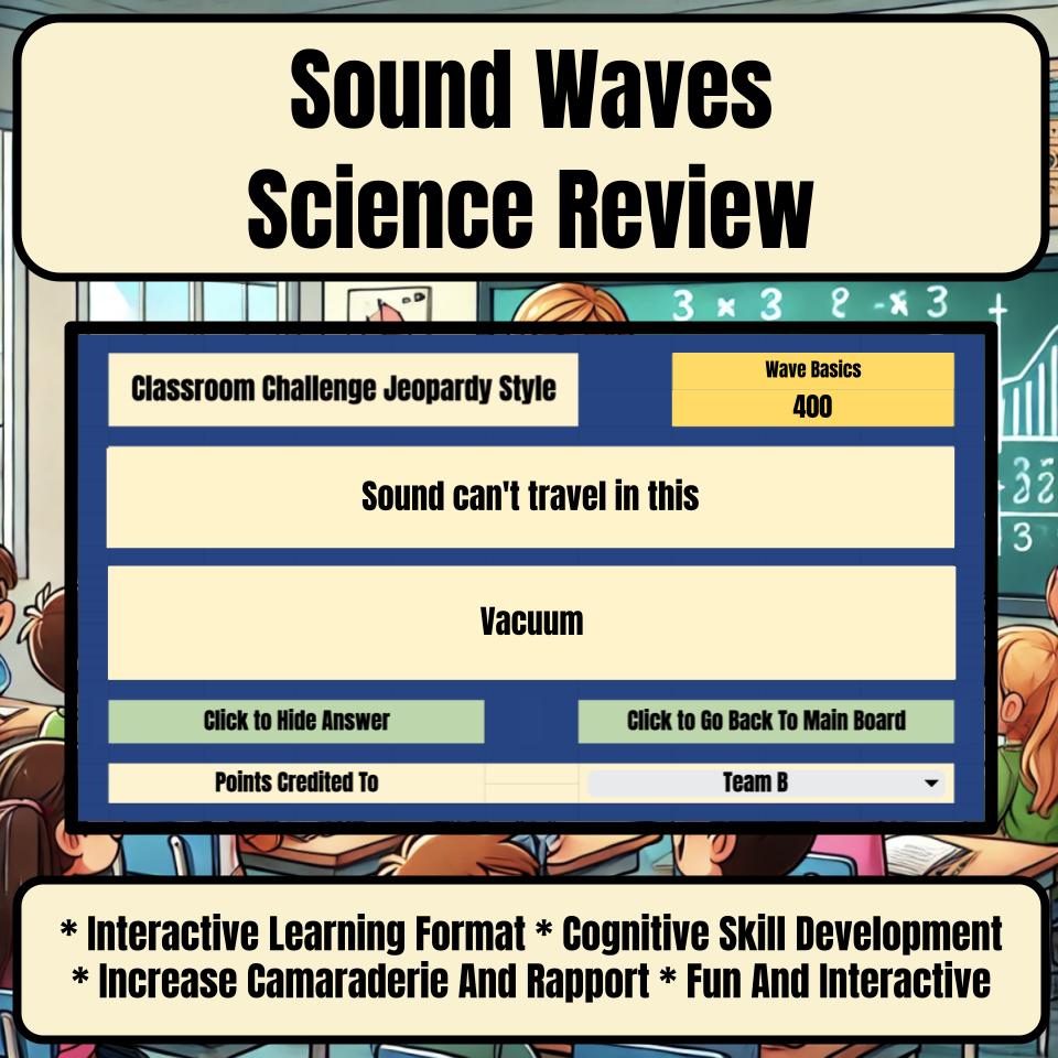 Sound Waves Jeopardy Science Review I0103