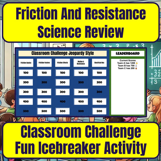 Friction And Resistance Jeopardy Science Review I0105