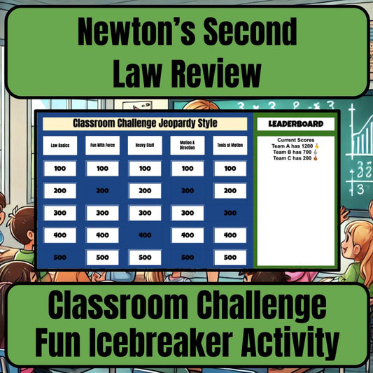 Newton’S Second Law Jeopardy Science Review I0107