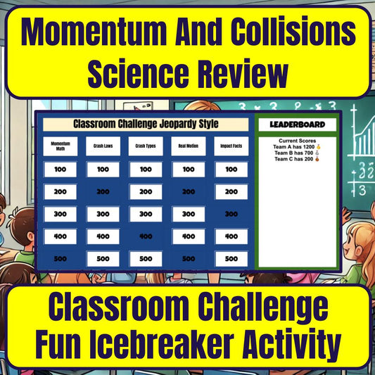 Momentum And Collisions Jeopardy Science Review I0109