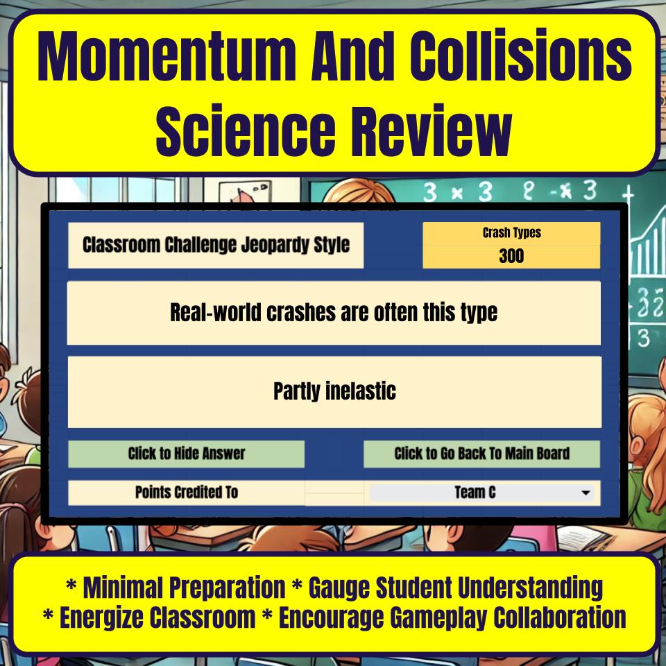 Momentum And Collisions Jeopardy Science Review I0109