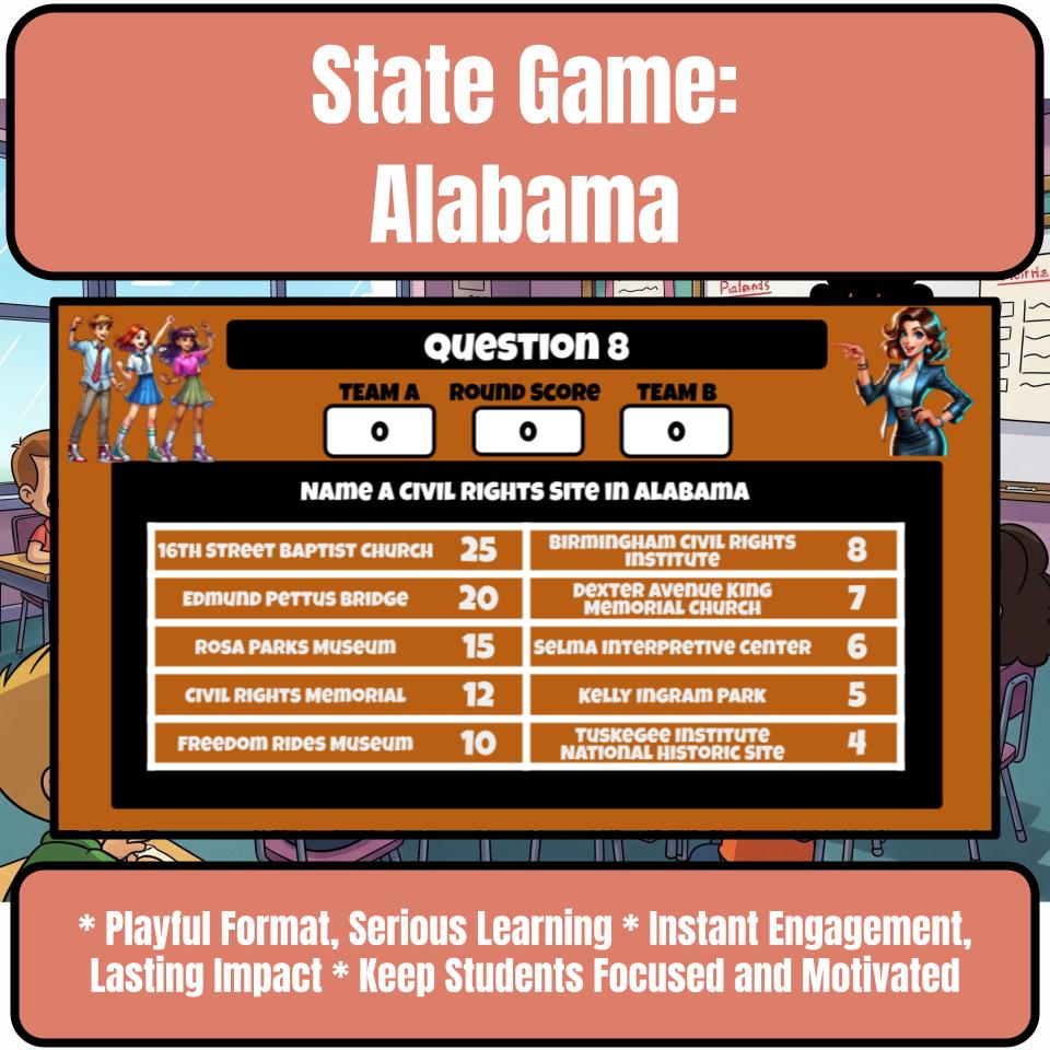 Alabama Social Studies Family Feud Review Game CF0011