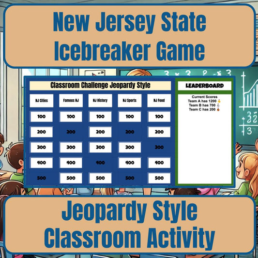 State of New Jersey Jeopardy Game I0011