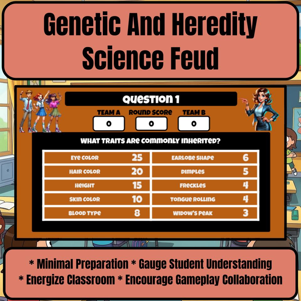 Genetic And Heredity Science Feud Review CF0011