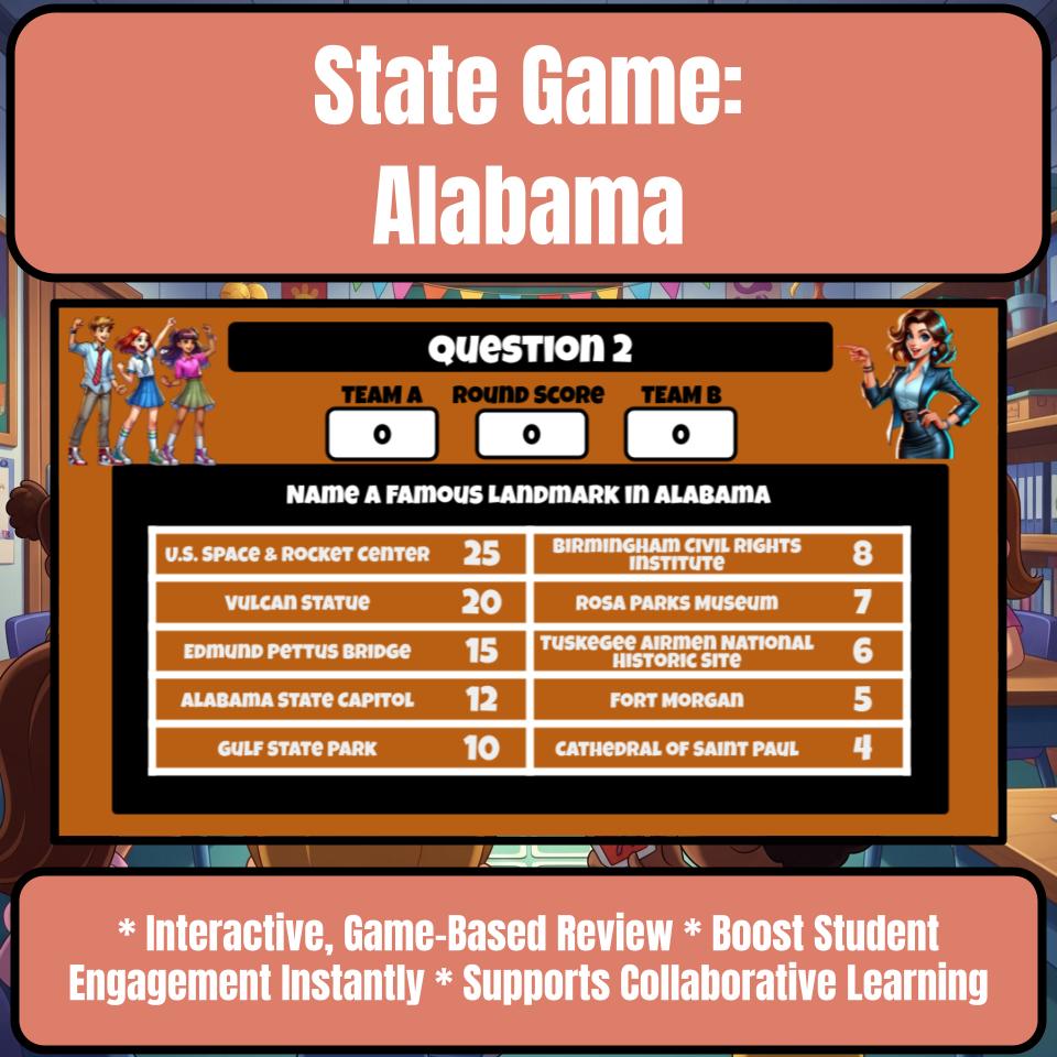 Alabama Social Studies Family Feud Review Game CF0011