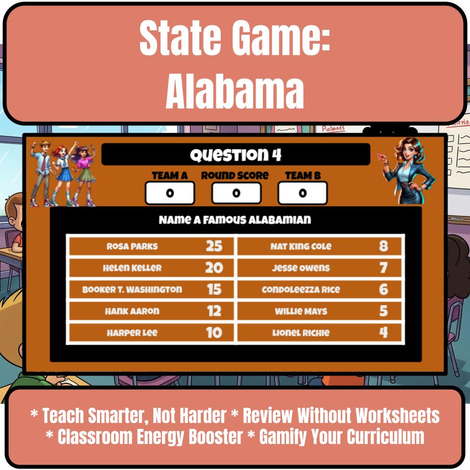 Alabama Social Studies Family Feud Review Game CF0011