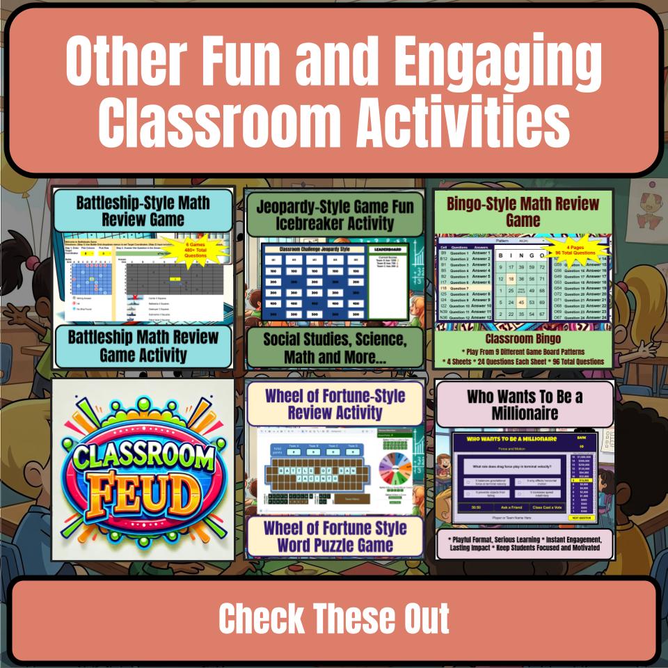 North America Geography (Grade School) Review Feud CF0011