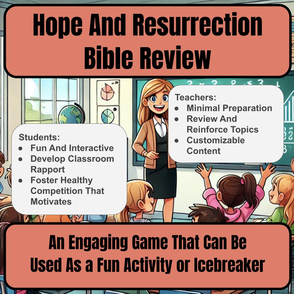 Hope And Resurrection Jeopardy Bible B0011