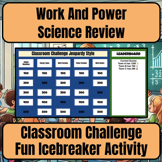 Work And Power Jeopardy Science Review I0110