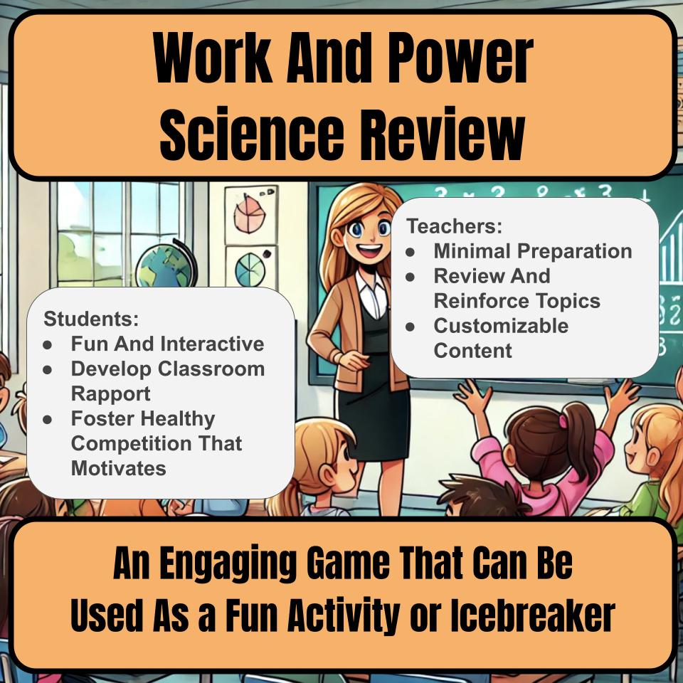 Work And Power Jeopardy Science Review I0110