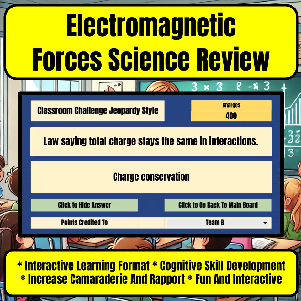Electromagnetic Forces Jeopardy Science Review I0114