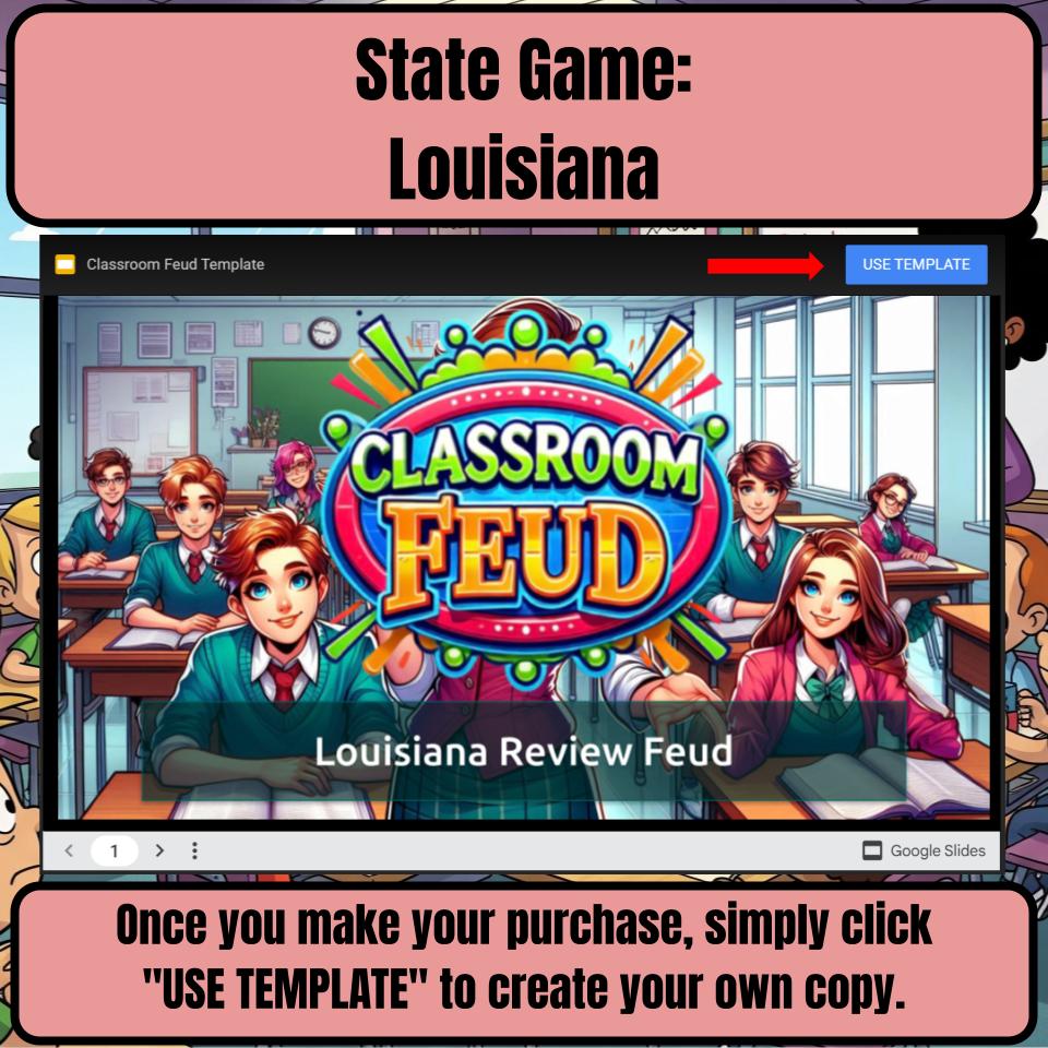 Louisiana Social Studies Family Feud Review Game CF0012