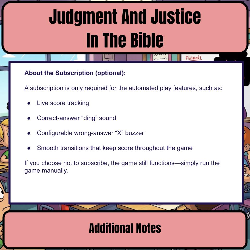 Judgment And Justice In The Bible Feud Review BF0012