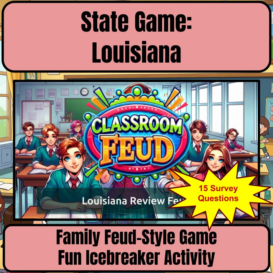 Louisiana Social Studies Family Feud Review Game CF0012