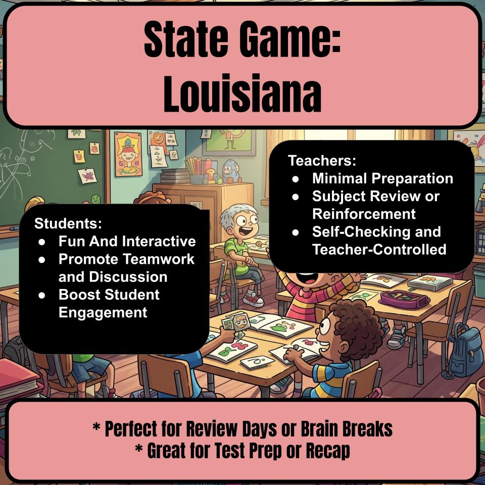 Louisiana Social Studies Family Feud Review Game CF0012