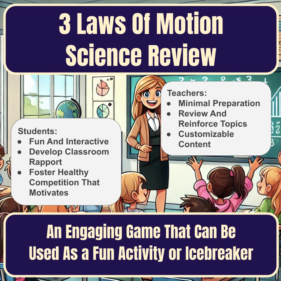 3 Laws Of Motion Jeopardy Science Review I0012