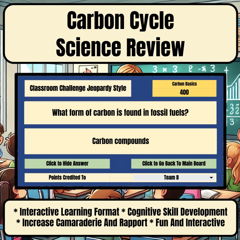Carbon Cycle Jeopardy Science Review I0120