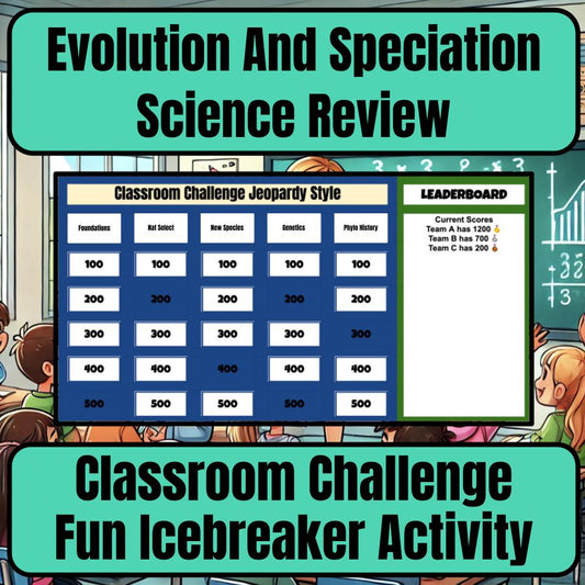 Evolution And Speciation Jeopardy Science Review I0123
