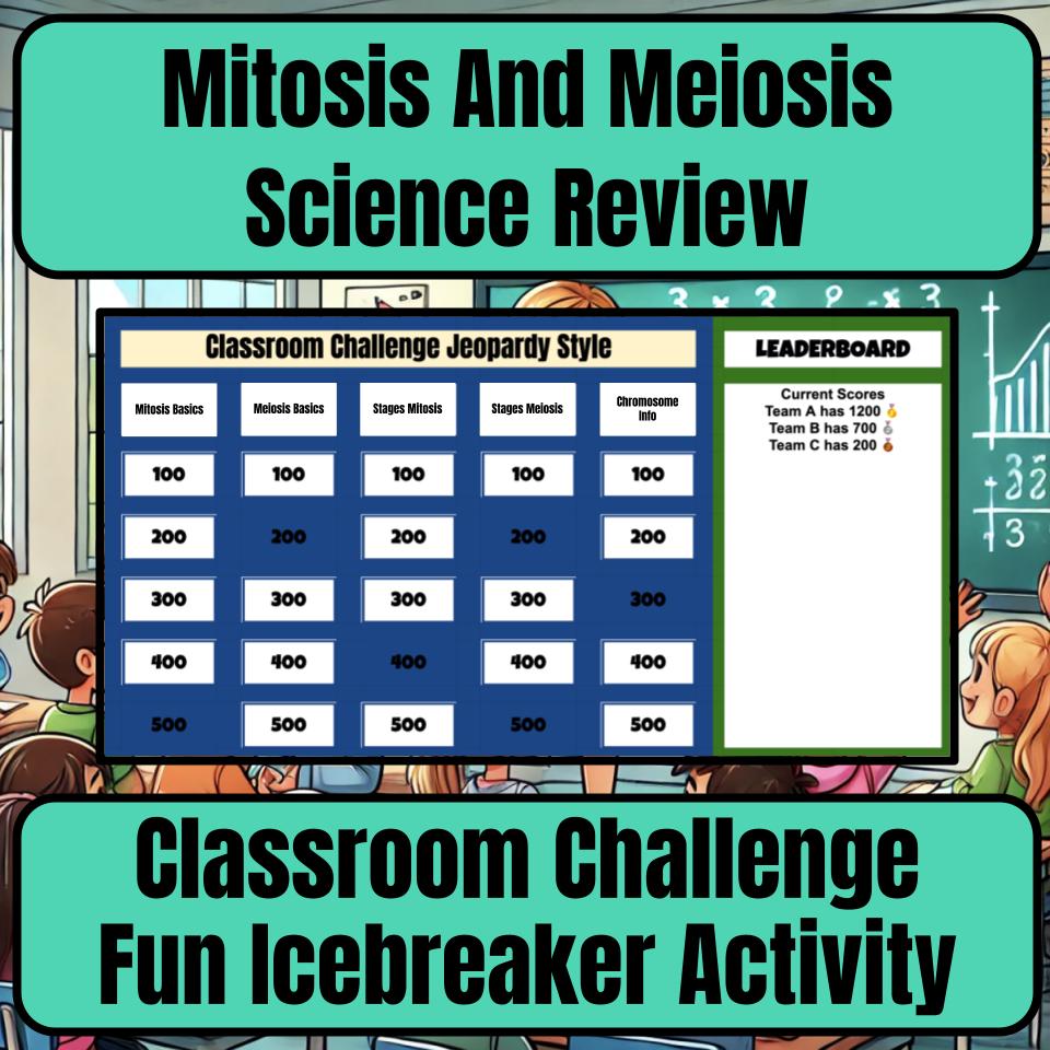 Mitosis And Meiosis Jeopardy Science Review I0127