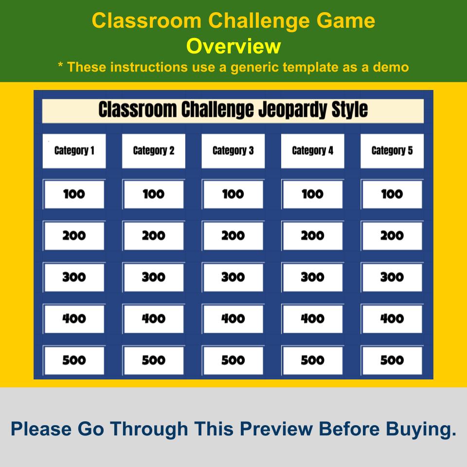 State of Washington Jeopardy Game I0013