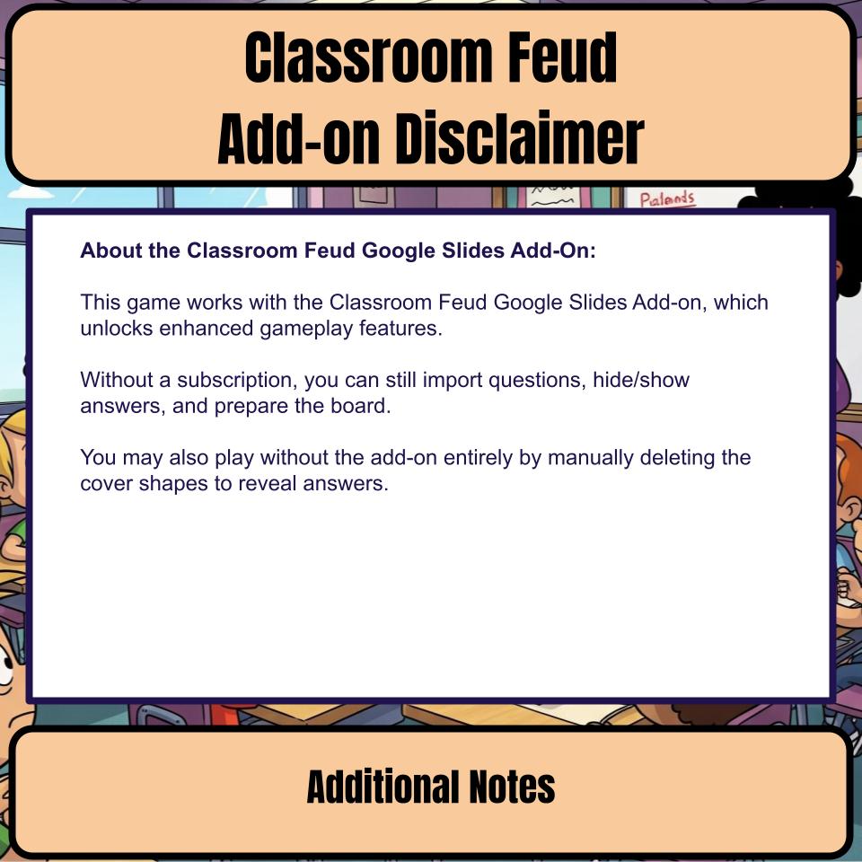 Government Leaders (Grade School) Feud Review Game CF0013