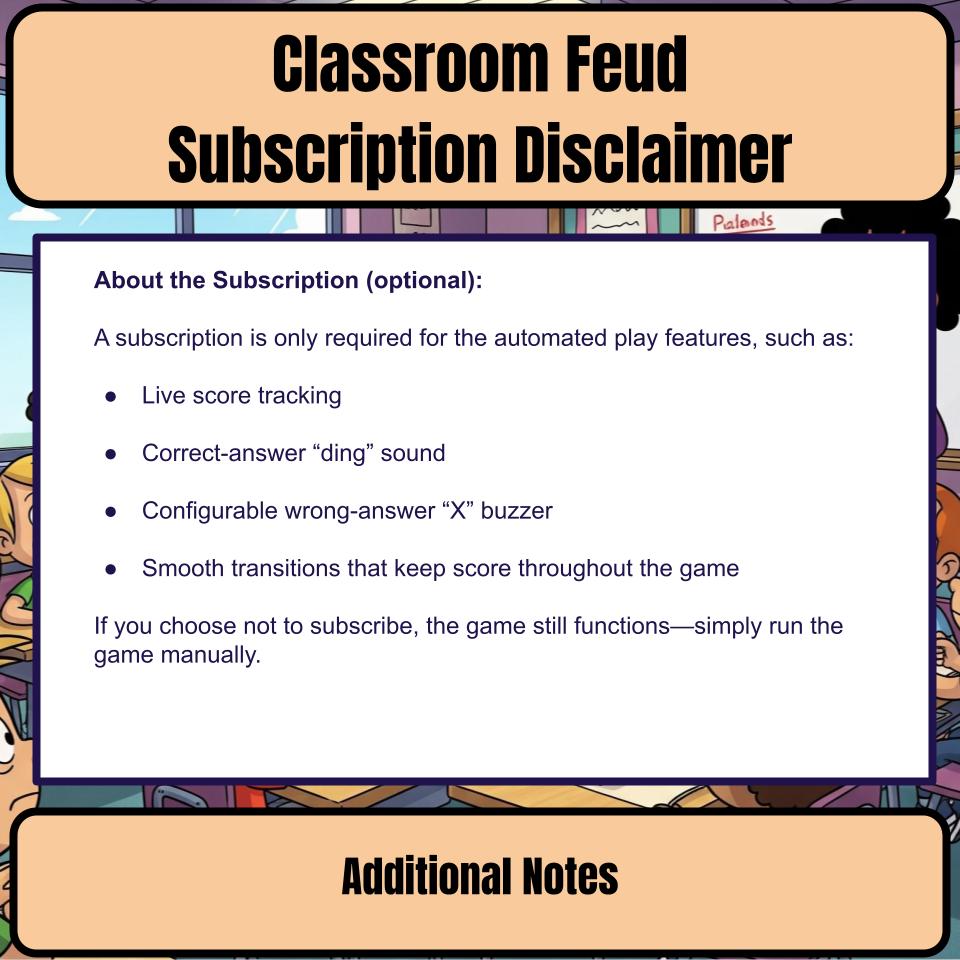 Government Leaders (Grade School) Feud Review Game CF0013