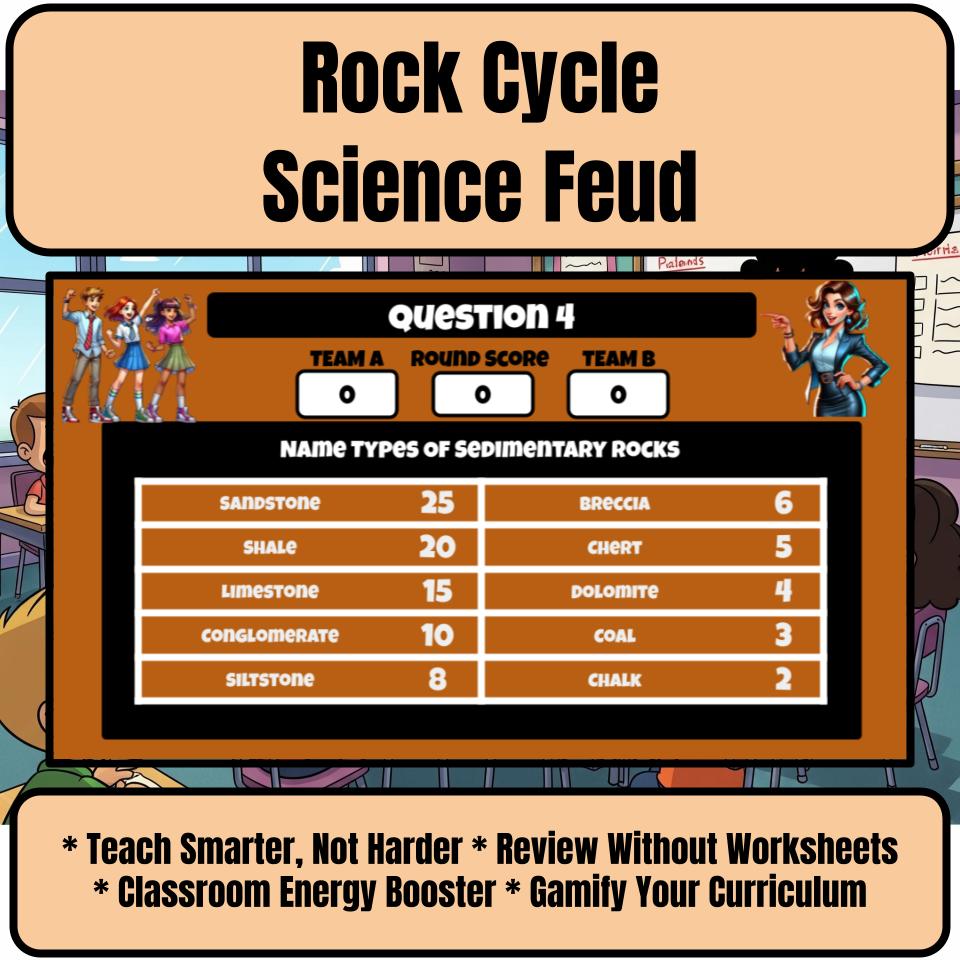 Rock Cycle Science Feud Review CF0013
