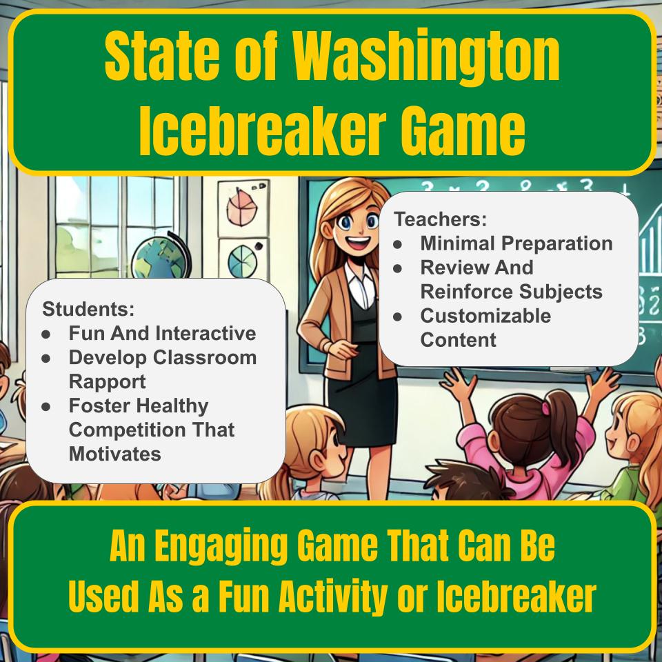 State of Washington Jeopardy Game I0013