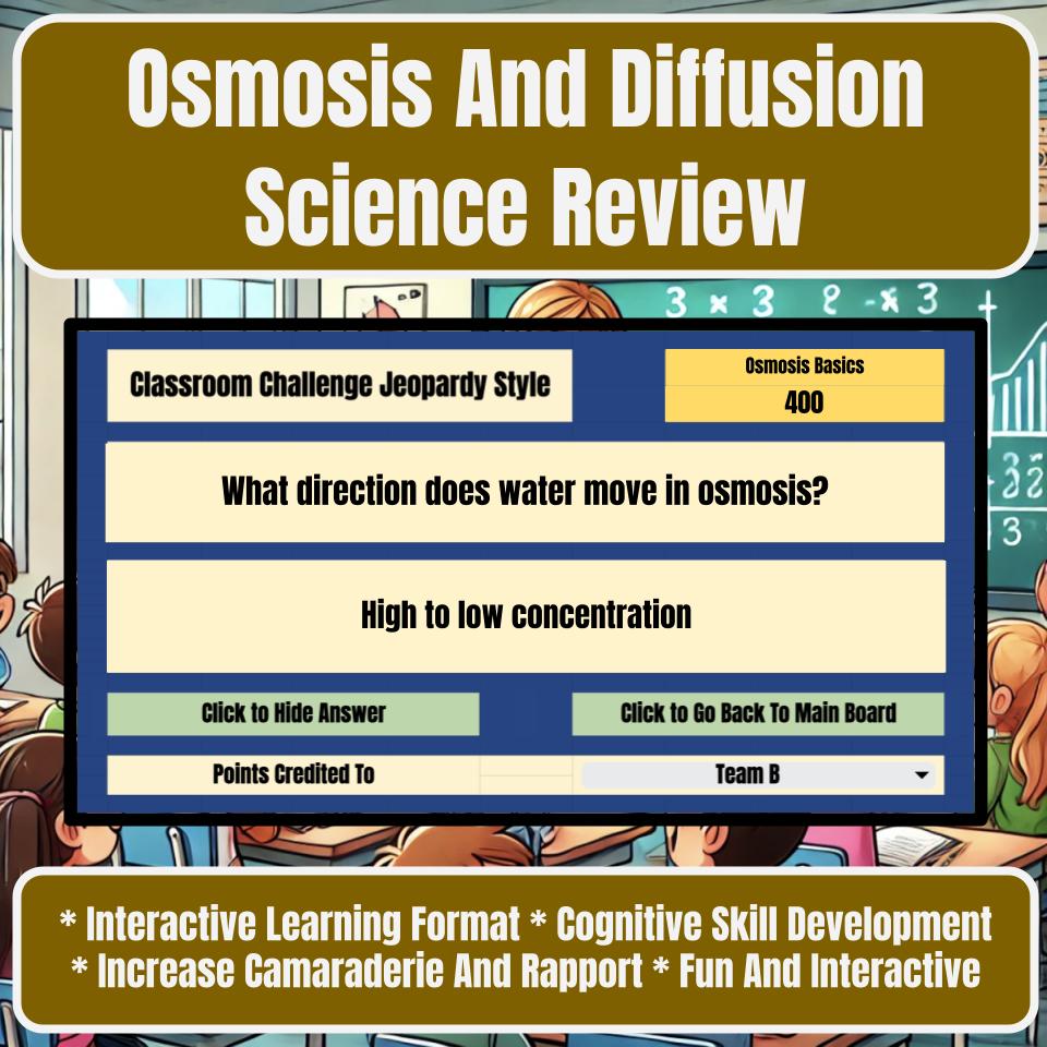 Osmosis And Diffusion Jeopardy Science Review I0132